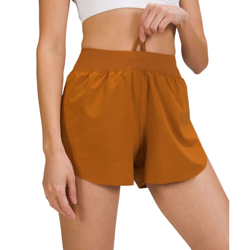 Lululemon Find Your Pace High-Rise Lined Short 3" *Butternut Brown